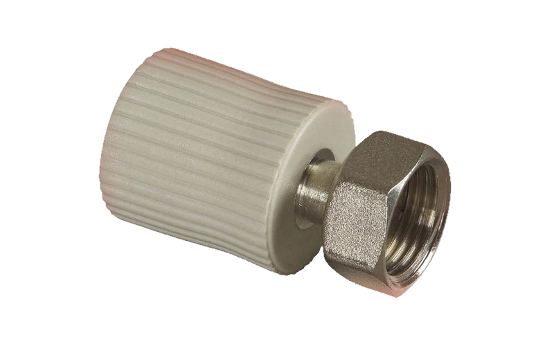 Переходник с мет. резьбой внутр. с н/гайкой Ø20х1/2" FV-Plast