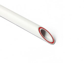 Труба армир.стек. PRO AQUA ППР PN20 Ø50*6,9 Rubis